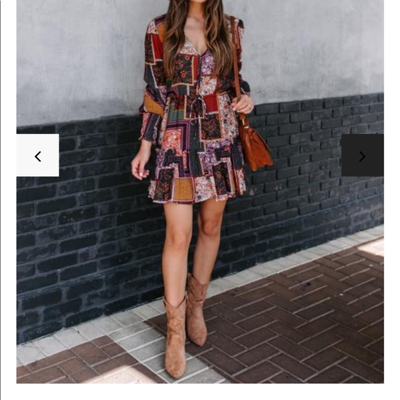 Vici patchwork boho dress - Picture 3 of 3